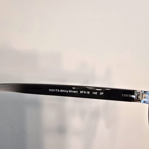 Coach Women's Polarized Aviator Sunglasses HC7111 9001T3 Silver - Picture 11 of 12